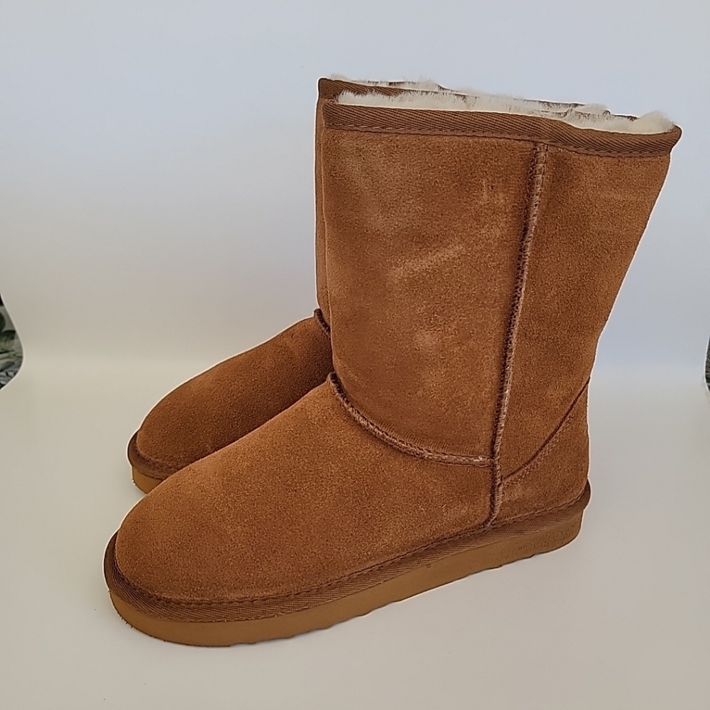 Kemi Women's Classic Bella Short Fashion Winter Boots Genuine suede upper - Picture 2 of 13